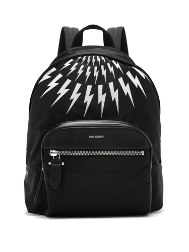 Neil Barrett Fairisle Lightning Backpack