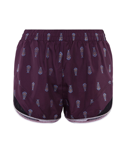 Sweaty Betty Paisley Print Interval Run Shorts