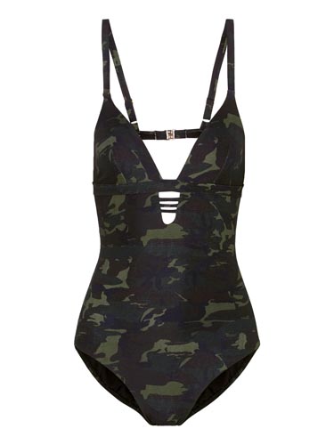 Melissa Odabash - Amazon Camouflage Print One-piece