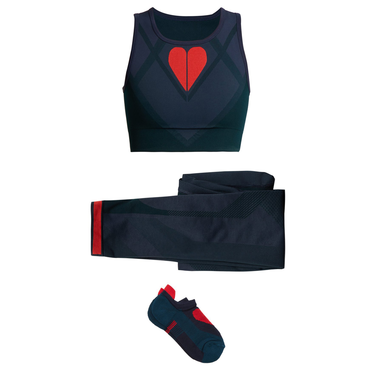 lndr navy gift set activewear pack