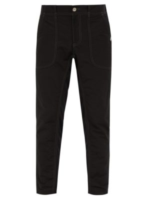 And Wander - Technical Cotton Blend Trousers - Mens - Black