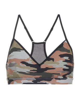 Andie camouflage bra