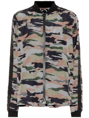 Camouflage track jacket