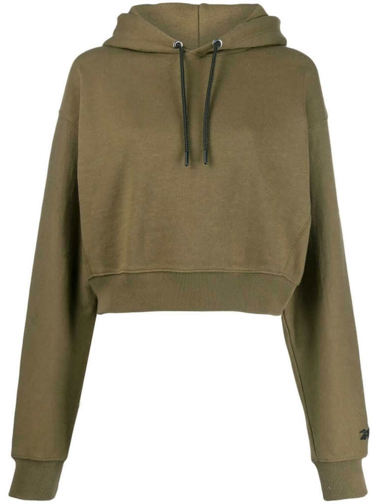 victoria beckham x reebok cropped hoody