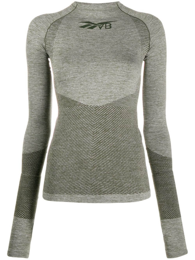 victoria beckham x reebok long sleeve performance top