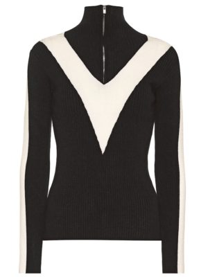 Ribbed ski sweater