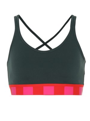 City Block cross-back sports bra