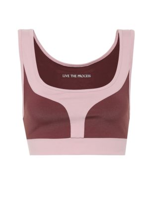 Geometric sports bra