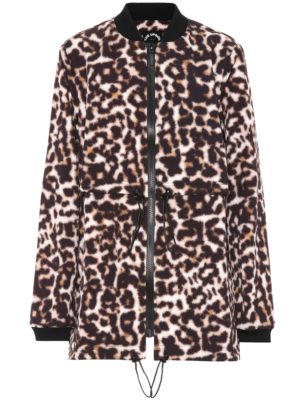 Leopard-printed jacket