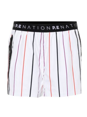 Long Distance striped shorts