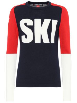 Ski merino wool sweater