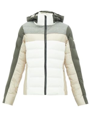 Capranea - Cloud Quilted Down Ski Jacket - Womens - Beige