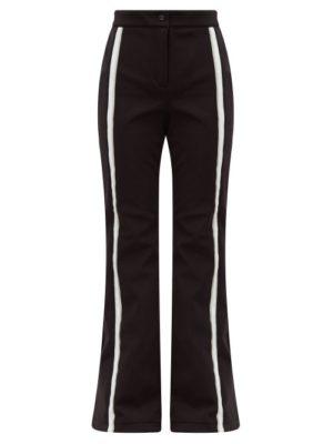 Fendi - Roma Wide-leg Ski Trousers - Womens - Black