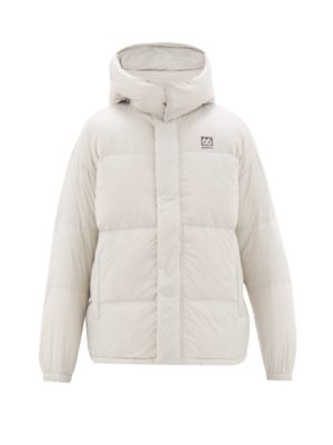 66°North - Dyngja Hooded Quilted-down Jacket - Mens - Silver