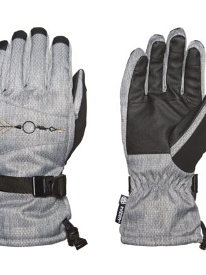 686 Paige Womens Snow Gloves - Grey Diamond Texture