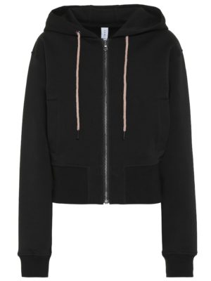 Abourne stretch-cotton hoodie