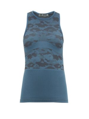 Adidas By Stella Mccartney - Performance Base Tank Top - Womens - Blue