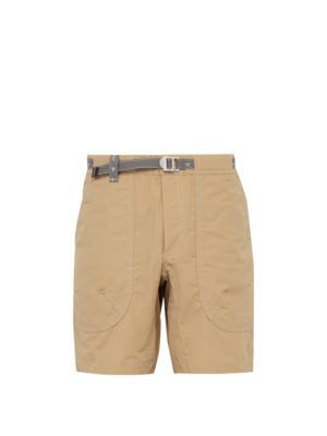 And Wander - Reflective Belted Technical Shorts - Mens - Beige