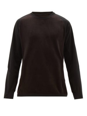 And Wander - Technical-fleece Base-layer Sweatshirt - Mens - Black