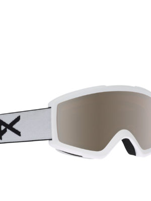 Anon Helix 2.0 w Spare Lens Snow Goggles - White ~ Silver Amber