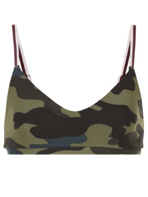 Army Camo Ballet sports bra