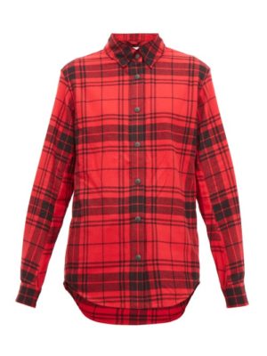 Aztech Mountain - Loge Peak Checked Cotton-flannel Ski Shirt - Womens - Red