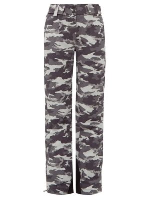 Aztech Mountain - Team Aztech Camouflage-print Ski Trousers - Womens - Black Multi