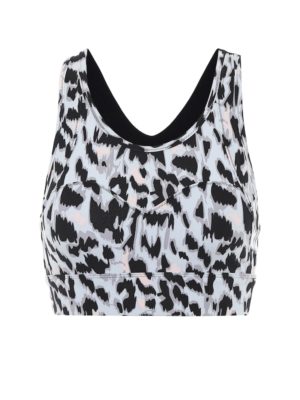 Bassett leopard-print sports bra