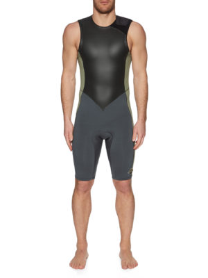 Billabong 2mm Revolution Tyler Warren Short John Wetsuit - Military