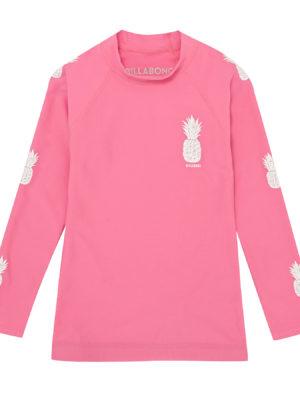 Billabong Europe Girls Rash Vest - Tahiti Pink