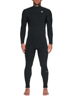 Billabong Furnace Comp 4/3mm Chest Zip Wetsuit - Black