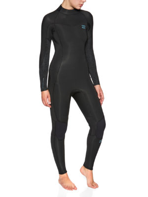 Billabong Furnace Synergy 4/3mm Back Zip Wetsuit - Black