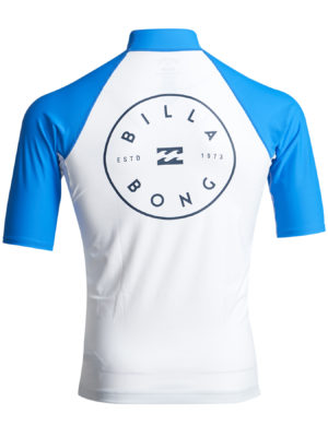 Billabong Rotor Ss Rash Vest - White