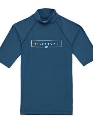 Billabong Unity Short Sleeve Rash Vest - Dark Blue