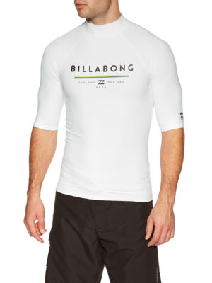 Billabong Unity Short Sleeve Rash Vest - White