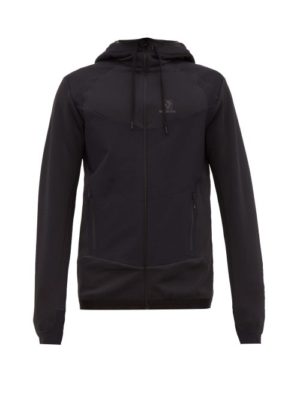 Blackyak - Betizu Zip-through Fleece Hooded Sweatshirt - Mens - Black