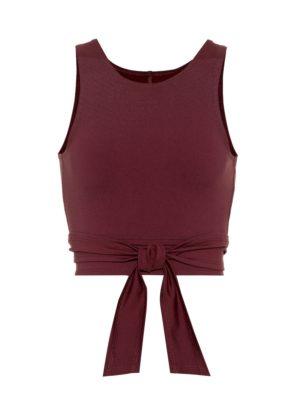 Block cropped tank top