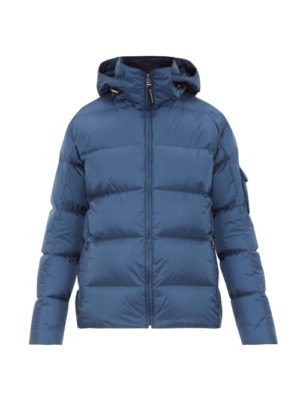 Bogner - Hooded Quilted Down Jacket - Mens - Blue