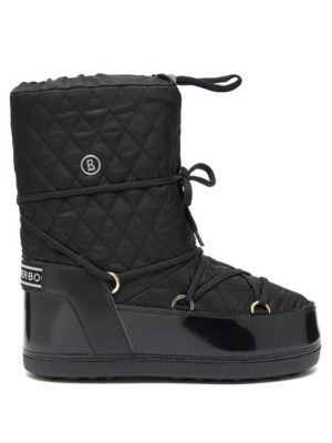 Bogner - Tignes Quilted Lace-up Snow Boots - Womens - Black