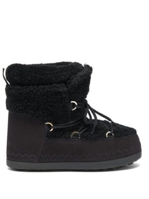 Bogner - Trois Vallées 15 Shearling Après-ski Boots - Womens - Black