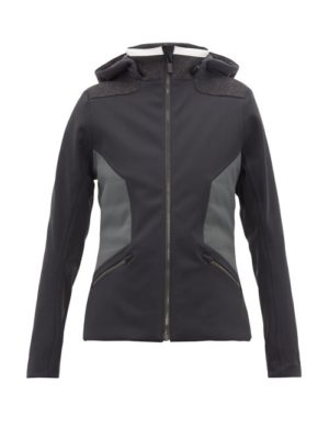 Capranea - Glory Soft-shell Hooded Ski Jacket - Womens - Black