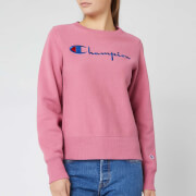 Champion Women's Big Script Sweatshirt - Heather Rose