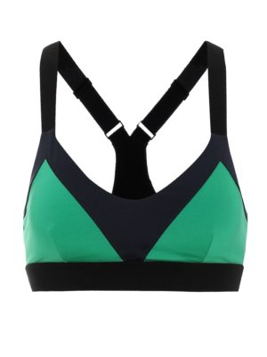 Colour Block Matte Dance sports bra