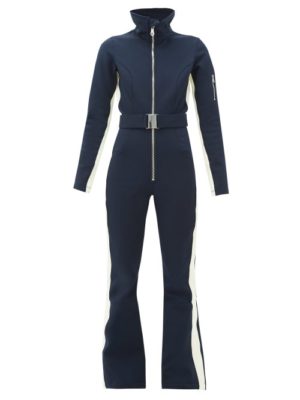 Cordova - Aspen High-neck Flared-leg Ski Suit - Womens - Indigo