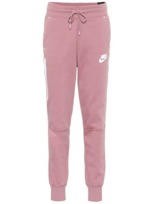 Cotton-blend trackpants