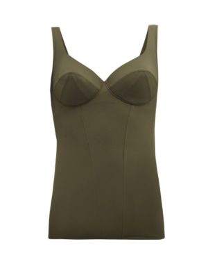 Ernest Leoty - Jade Tank Top - Womens - Khaki