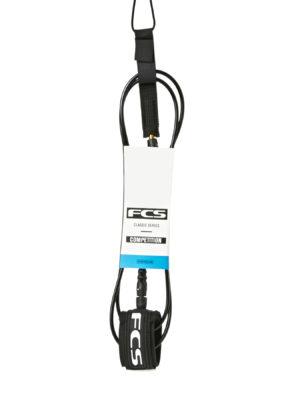 FCS Comp Classic Surf Leash - Black