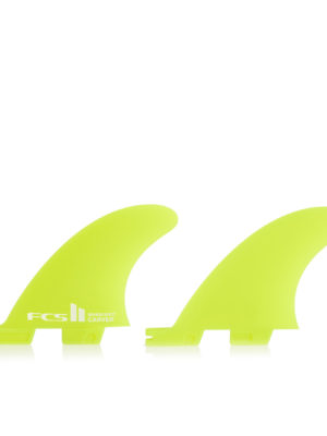 FCS II Carver Neo Glass Quad Rear Fin - Lime