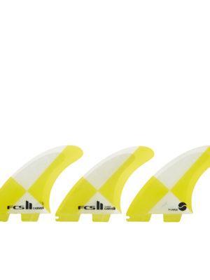 FCS II Carver PC X-Large Tri Fin - Yellow