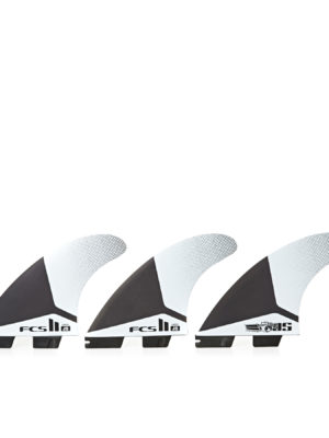 FCS II JS Performance Core Tri Fin - Black White